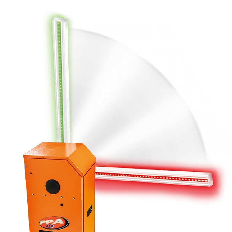 ASTA RECTANGULAR CON LED DE 3 METROS