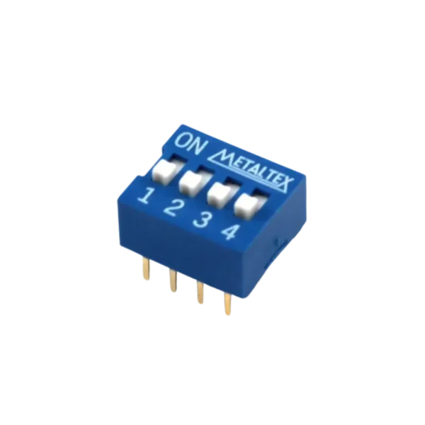 C26887 - DIP SWITCH 4 VIAS (DS-04) METALTEX