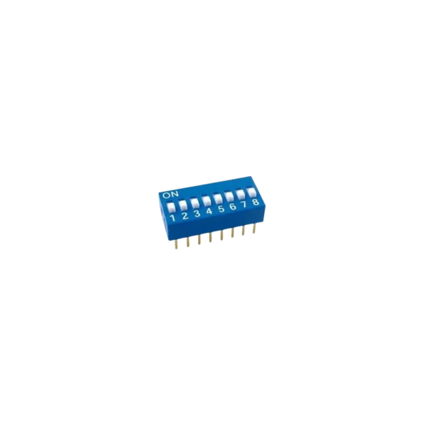 DIP SWITCH 8 VIAS 2.54MM