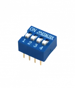 C26887 - DIP SWITCH 4 VIAS (DS-04) METALTEX